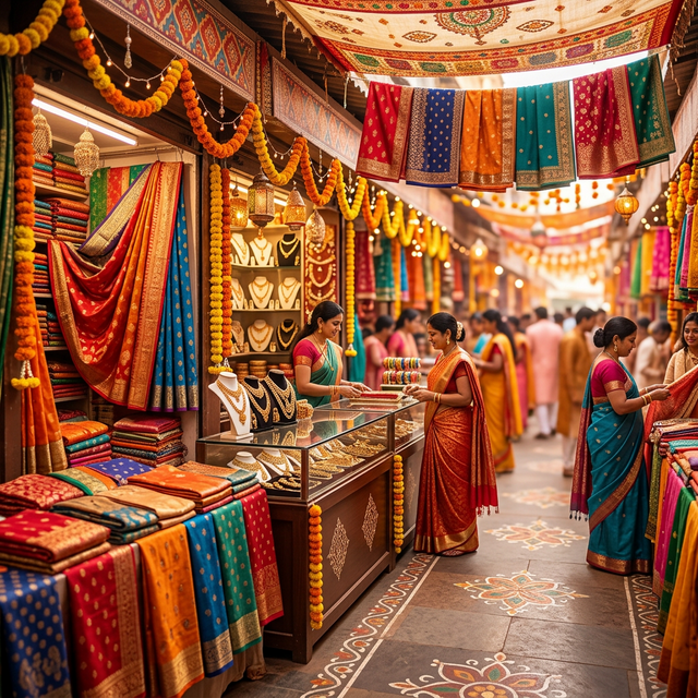 Harish Bazar – Colorful Indian saree and jewellery store in Patan, Chhattisgarh